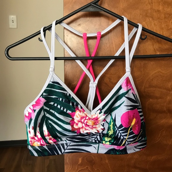 Old Navy active leaf print sports bra - small - Picture 1 of 5